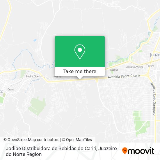 Jodibe Distribuidora de Bebidas do Cariri map