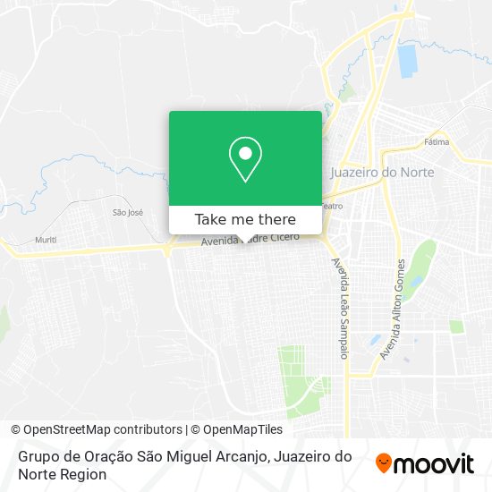 Mapa Grupo de Oração São Miguel Arcanjo
