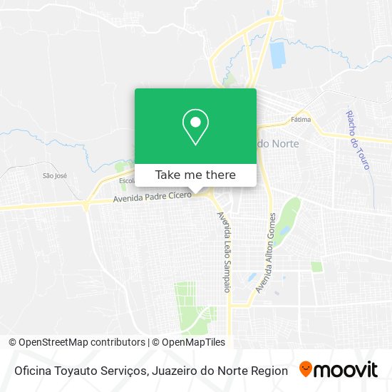 Mapa Oficina Toyauto Serviços