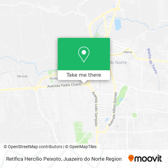 Retífica Hercílio Peixoto map