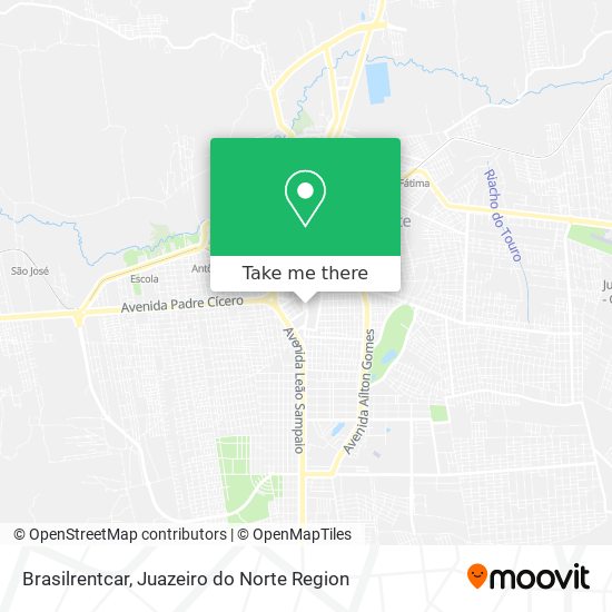 Mapa Brasilrentcar