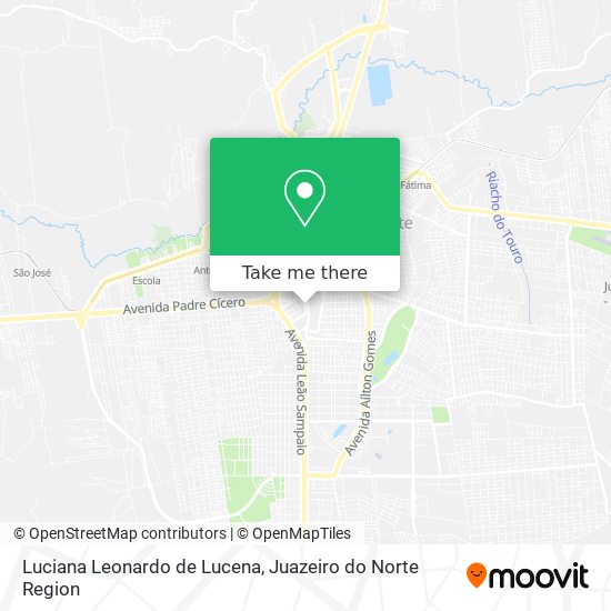Mapa Luciana Leonardo de Lucena