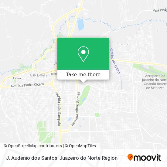 J. Audenio dos Santos map