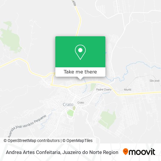 Andrea Artes Confeitaria map