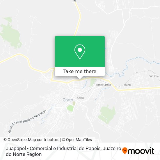 Mapa Juapapel - Comercial e Industrial de Papeis