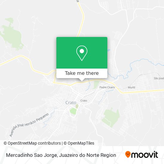 Mapa Mercadinho Sao Jorge