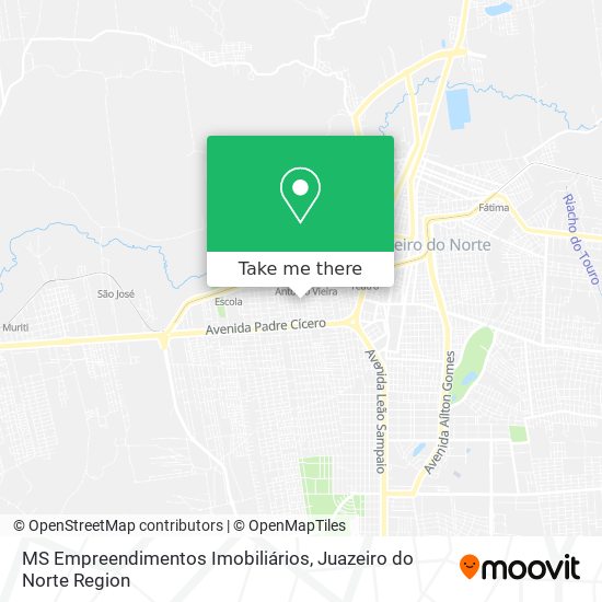 Mapa MS Empreendimentos Imobiliários