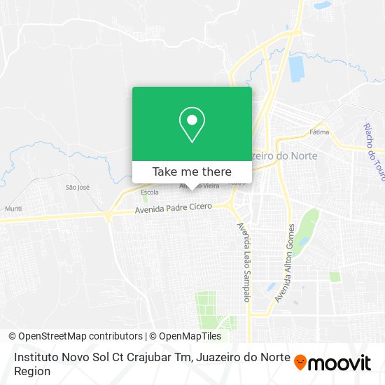 Instituto Novo Sol Ct Crajubar Tm map