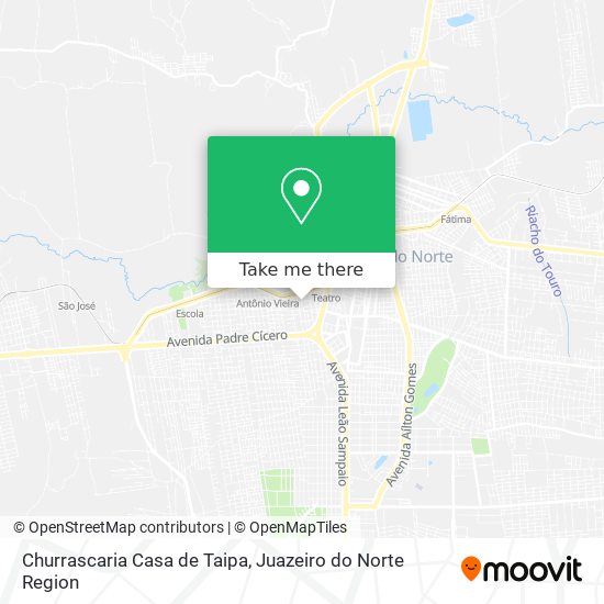 Mapa Churrascaria Casa de Taipa