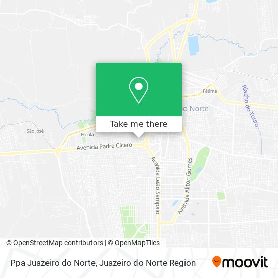 Ppa Juazeiro do Norte map