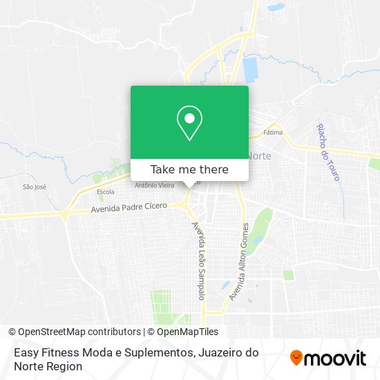 Mapa Easy Fitness Moda e Suplementos