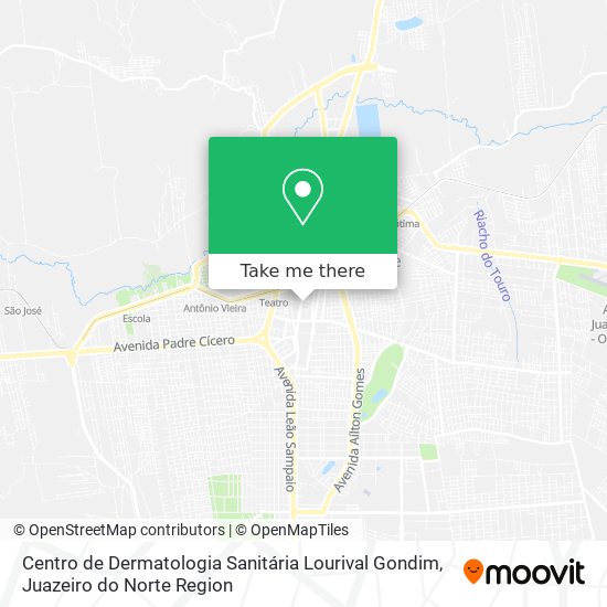 Centro de Dermatologia Sanitária Lourival Gondim map