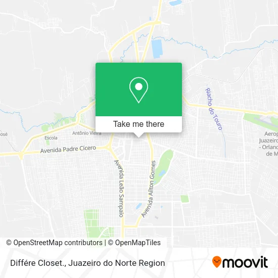 Différe Closet. map