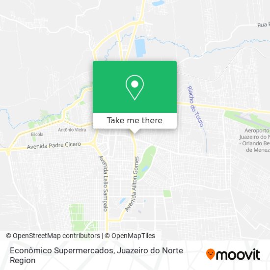 Econômico Supermercados map