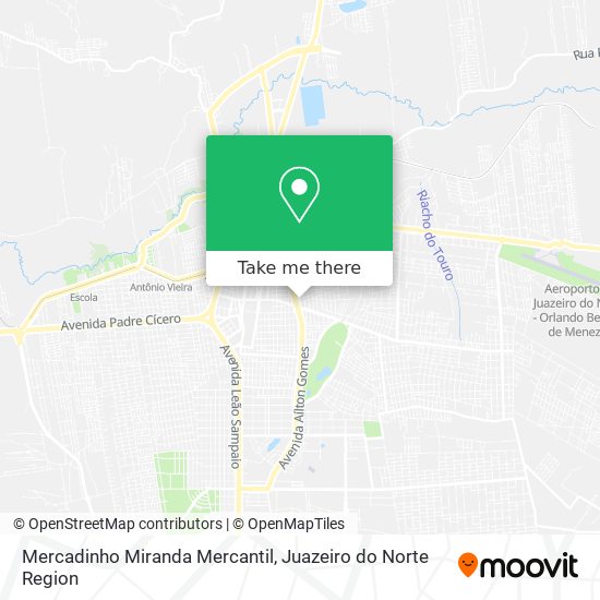 Mercadinho Miranda Mercantil map