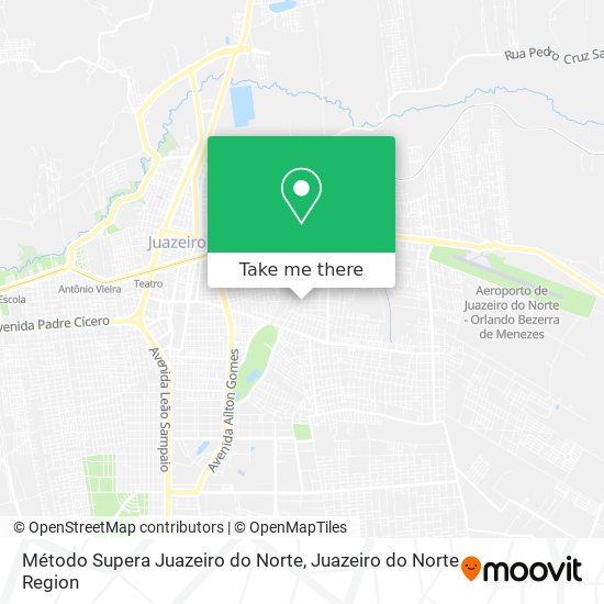 Método Supera Juazeiro do Norte map