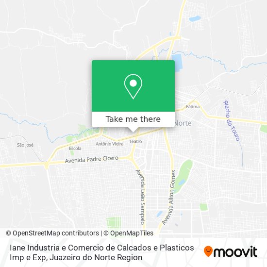 Iane Industria e Comercio de Calcados e Plasticos Imp e Exp map