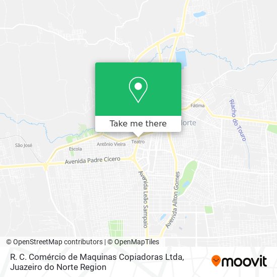 Mapa R. C. Comércio de Maquinas Copiadoras Ltda