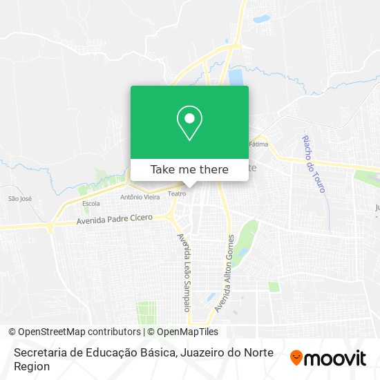 Secretaria de Educação Básica map