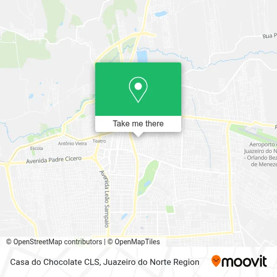 Casa do Chocolate CLS map