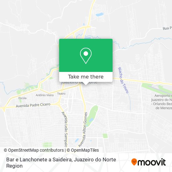 Bar e Lanchonete a Saideira map