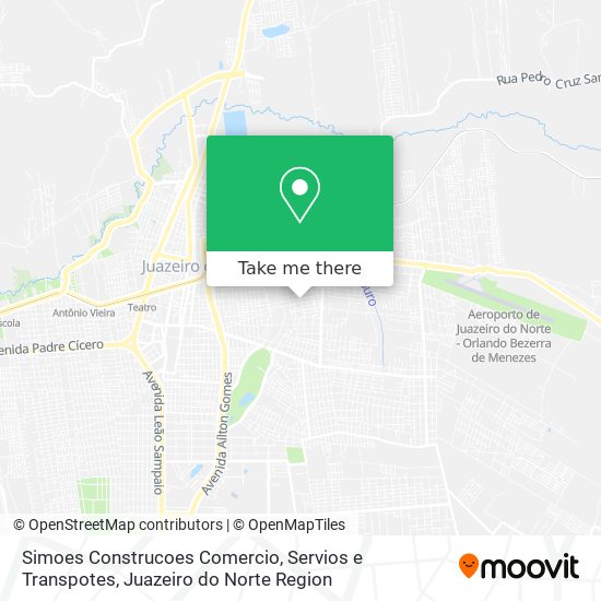 Simoes Construcoes Comercio, Servios e Transpotes map