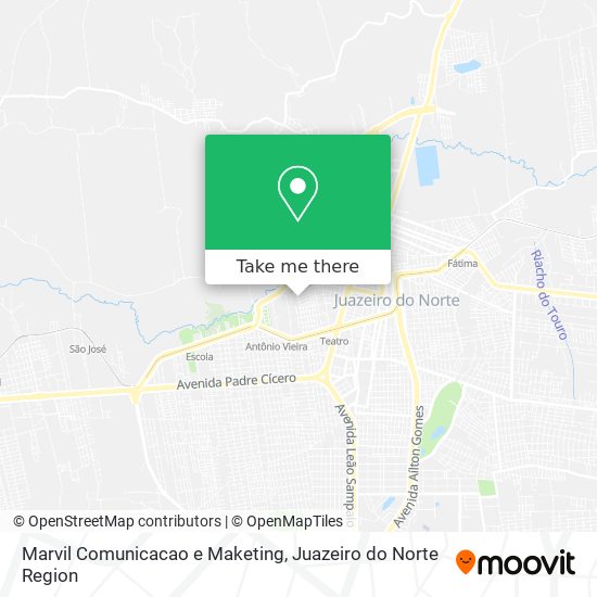 Mapa Marvil Comunicacao e Maketing