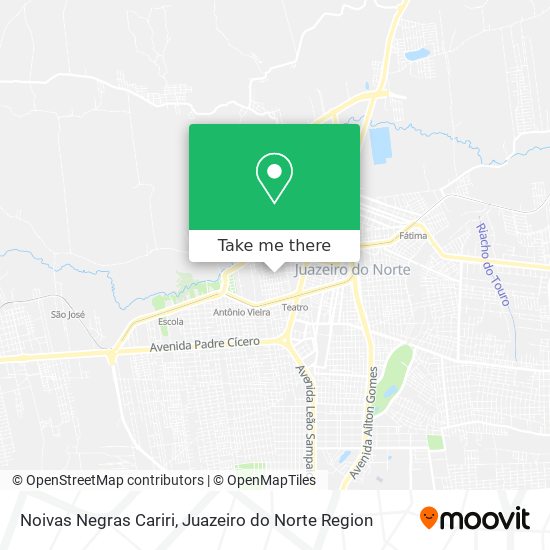 Mapa Noivas Negras Cariri