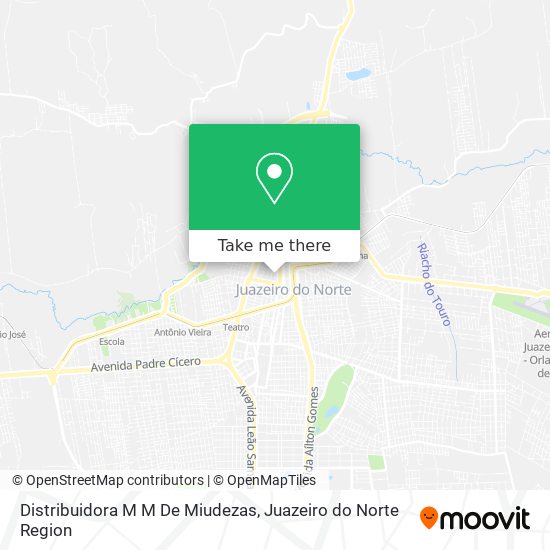 Distribuidora M M De Miudezas map