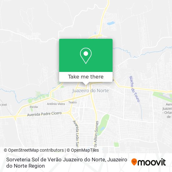 Sorveteria Sol de Verão Juazeiro do Norte map