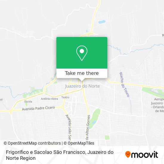 Frigorífico e Sacolao São Francisco map