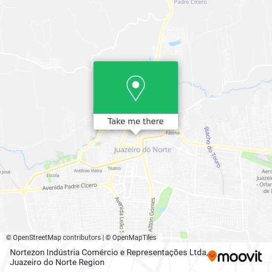 Nortezon Indústria Comércio e Representações Ltda map