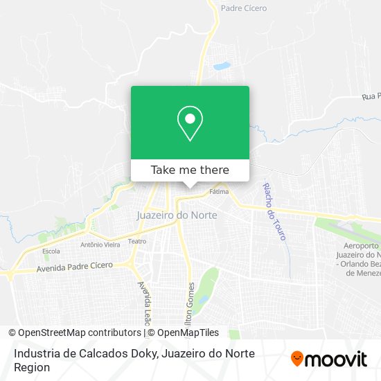 Mapa Industria de Calcados Doky