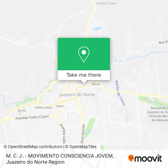 Mapa M. C. J . - MOVIMENTO CONSCIENCIA JOVEM