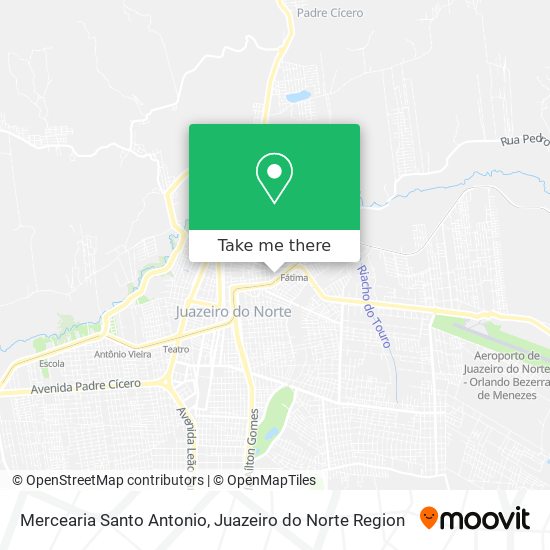 Mapa Mercearia Santo Antonio