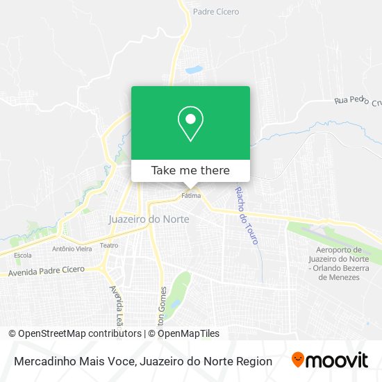 Mapa Mercadinho Mais Voce