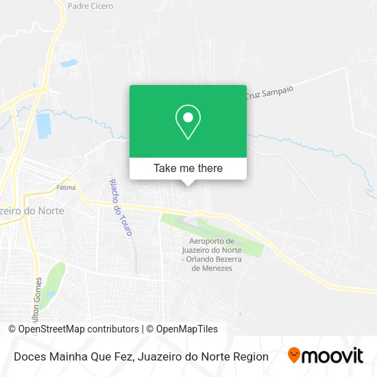 Doces Mainha Que Fez map