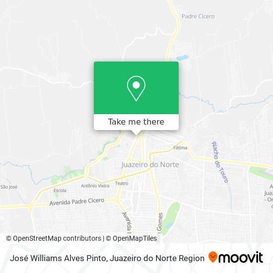 Mapa José Williams Alves Pinto