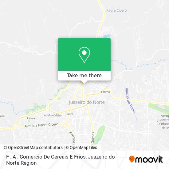 F . A . Comercio De Cereais E Frios map