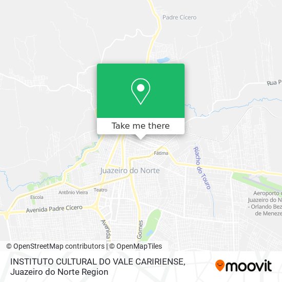 INSTITUTO CULTURAL DO VALE CARIRIENSE map