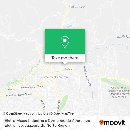 Eletro Music Industria e Comercio de Aparelhos Eletronico map