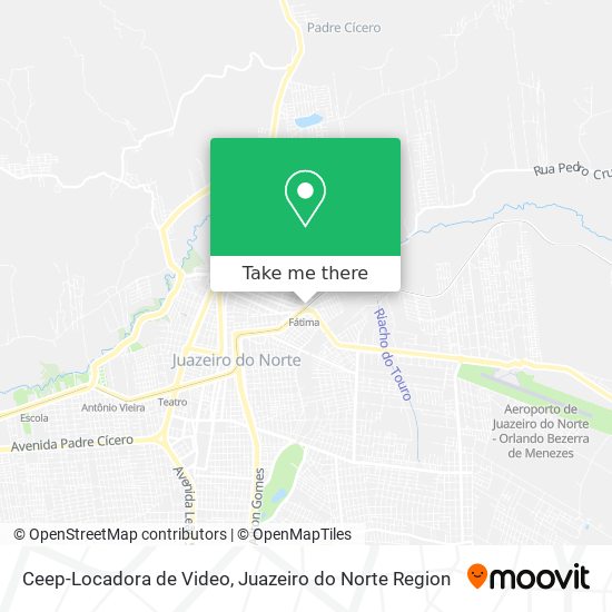 Mapa Ceep-Locadora de Video