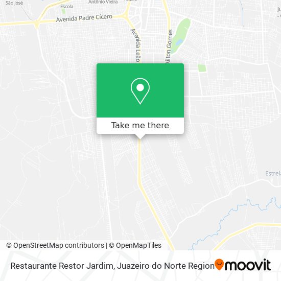 Mapa Restaurante Restor Jardim
