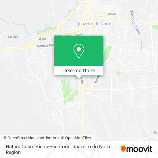 Natura Cosméticos-Escritório map