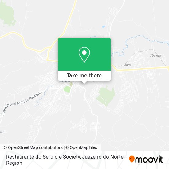 Mapa Restaurante do Sérgio e Society