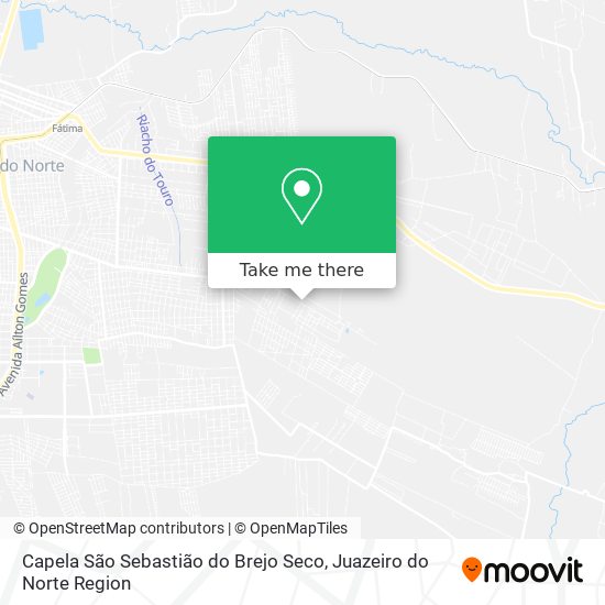 Mapa Capela São Sebastião do Brejo Seco