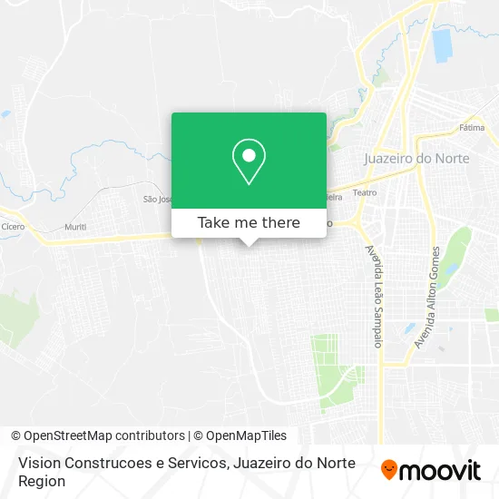 Vision Construcoes e Servicos map