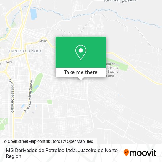 MG Derivados de Petroleo Ltda map