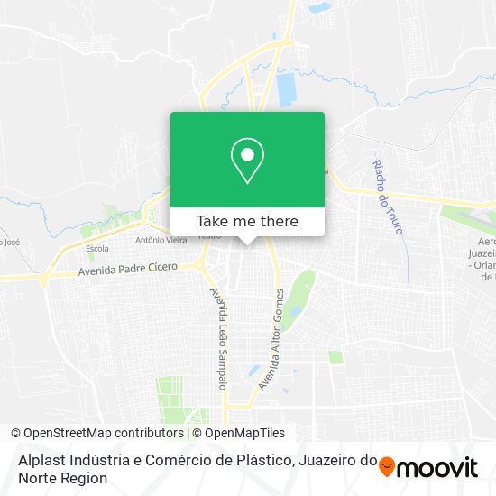 Mapa Alplast Indústria e Comércio de Plástico