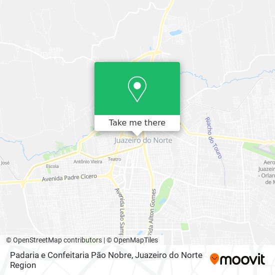 Padaria e Confeitaria Pão Nobre map